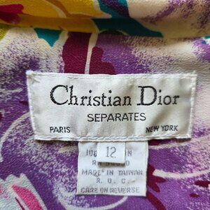 Stunning Short Sleeves Christian Dior Vintage Shirt